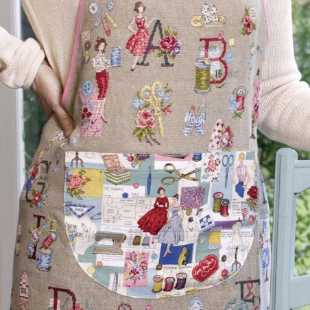 Linen « Audrey » Large apron