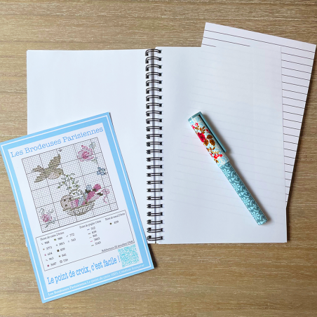 Notebook «La broderie, j'adore» + 1 CHART