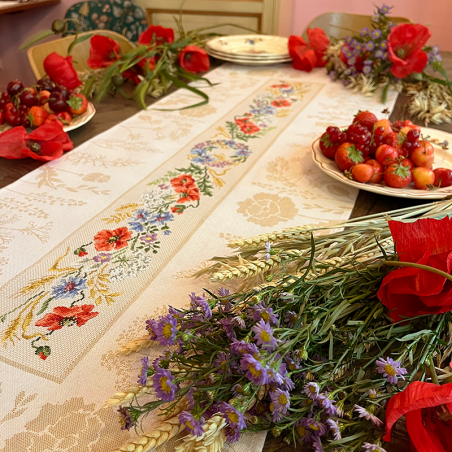 Aïda « Summer Elegance » Table runner