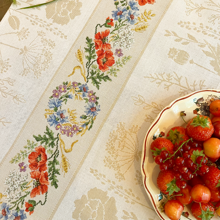 Aïda « Summer Elegance » Table runner