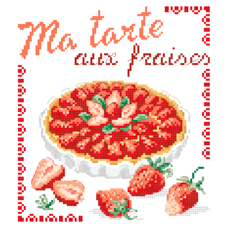 Grille «Ma tarte aux fraises»