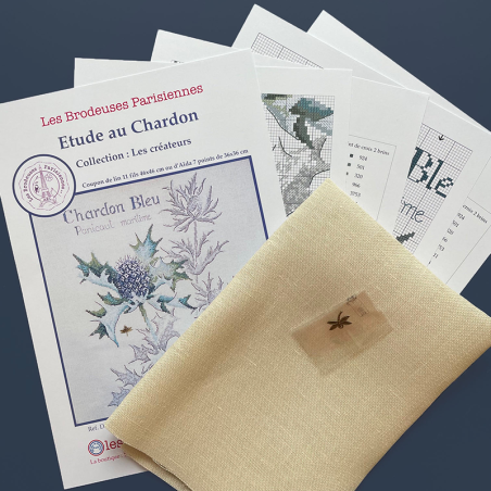 Linen : «Chardon» Study (maxi-pattern)