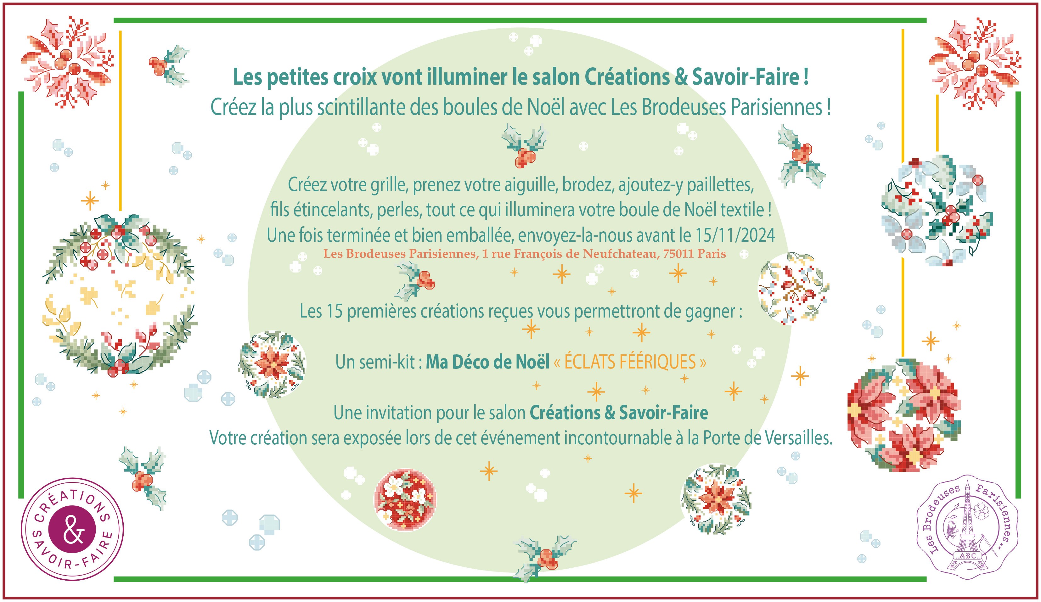 Créez la plus scintillante des boules de Noël !